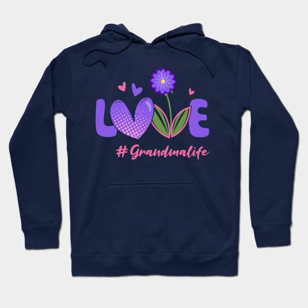 Love Grandma Life Hoodie by jonetressie